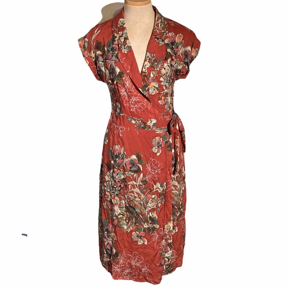 Skies Are Blue Dresses & Skirts - Anthropologie Skies are Blue Wrap Dress Size XS